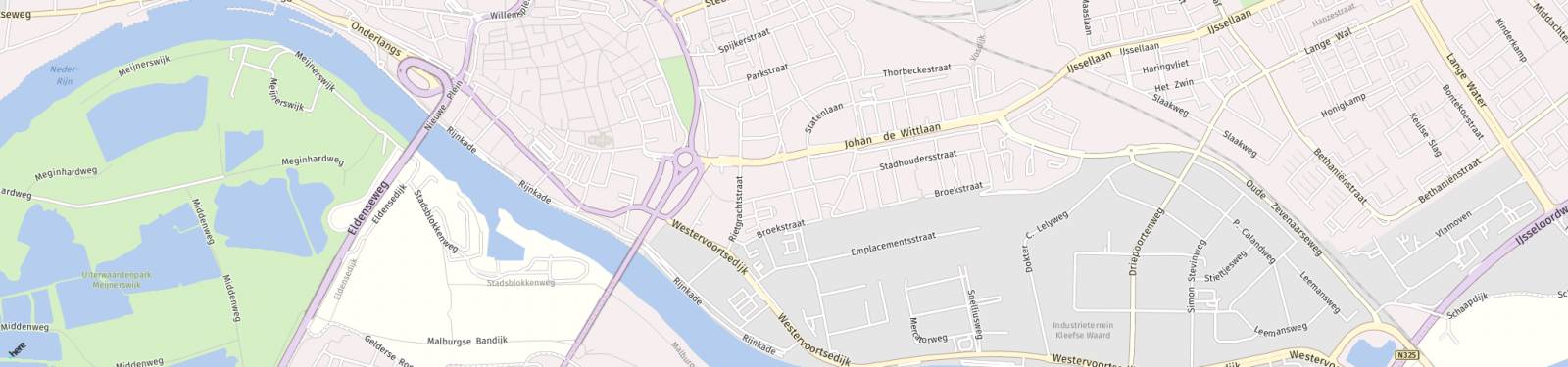 Kaart met locatie Appartement Van Oldenbarneveldtstraat