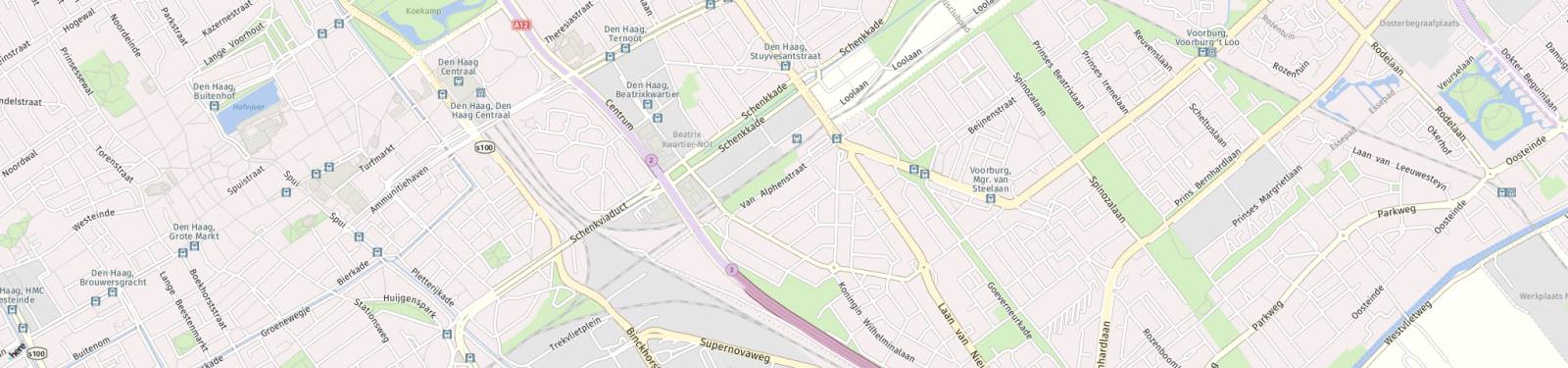 Kaart met locatie Appartement van Alphenstraat
