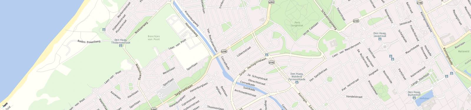 Kaart met locatie Appartement 2e Sweelinckstraat