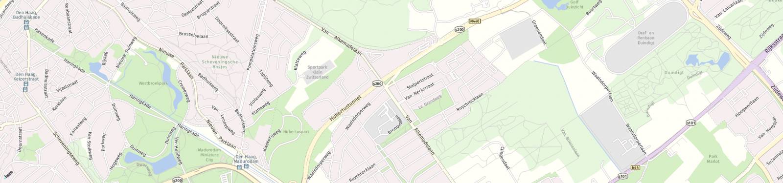 Kaart met locatie Appartement Van Alkemadelaan