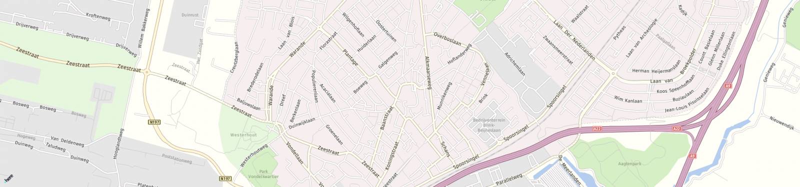 Kaart met locatie Appartement Trijntje Kemp-Haanstraat