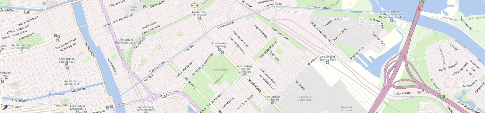 Kaart met locatie Appartement linnaeushof