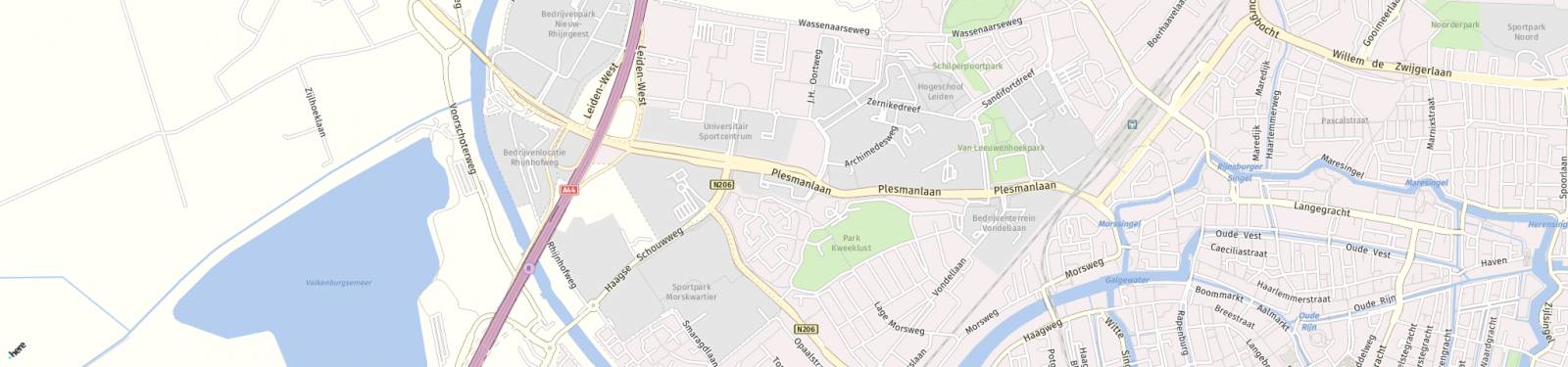 Kaart met locatie Appartement Verbeekstraat
