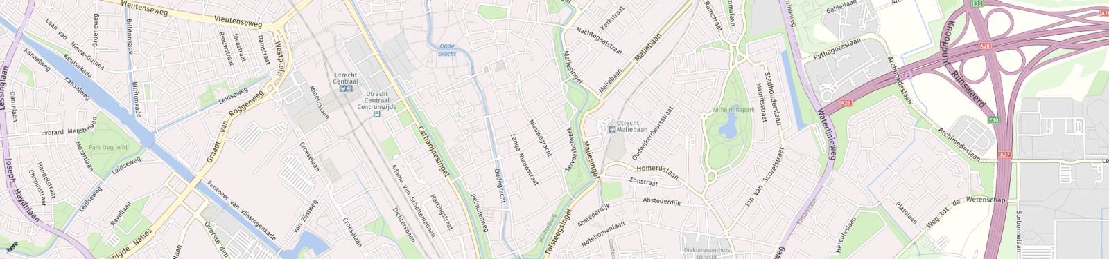 Kaart met locatie Appartement Schalkwijkstraat