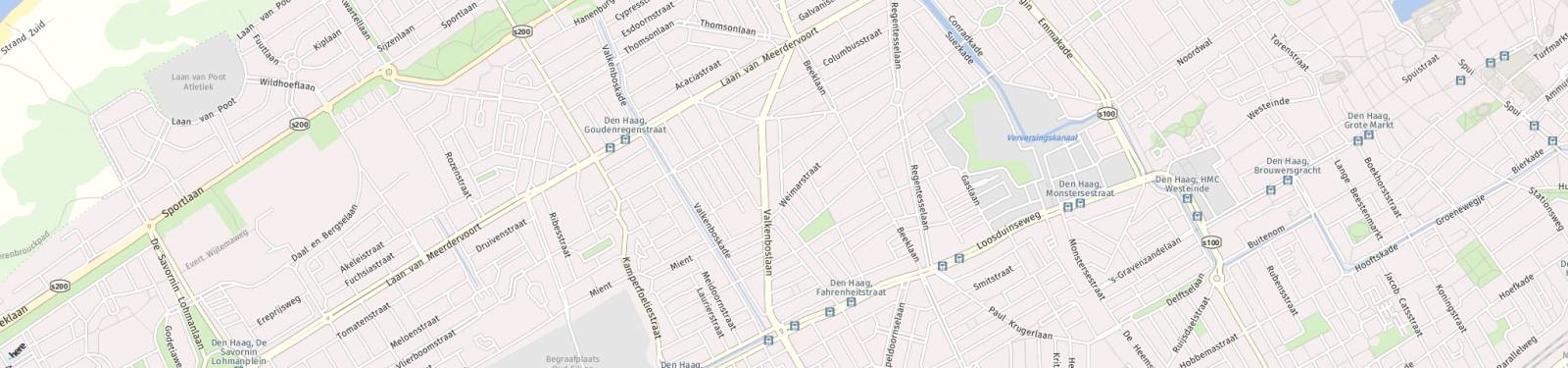 Kaart met locatie Appartement Marconistraat