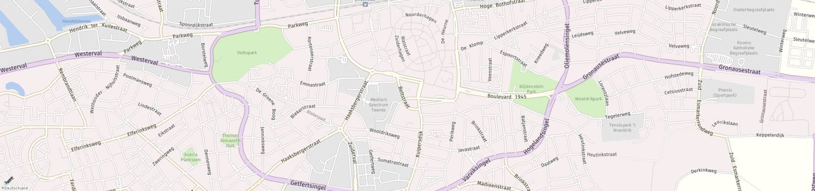 Kaart met locatie Appartement Burgemeester Edo Bergsmalaan