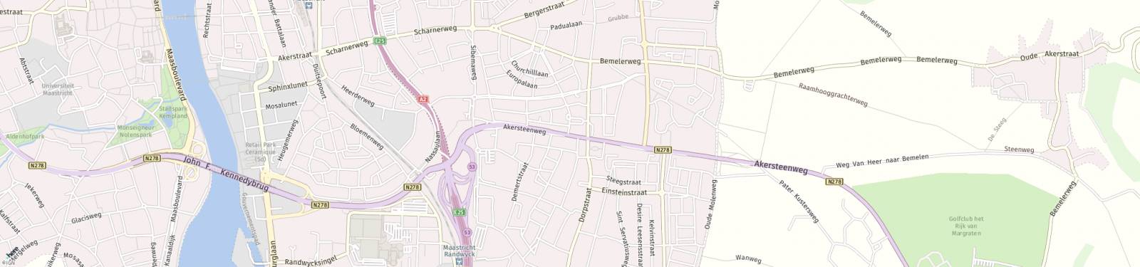 Kaart met locatie Appartement Akersteenweg