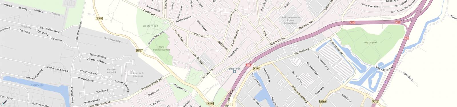 Kaart met locatie Appartement Koningstraat