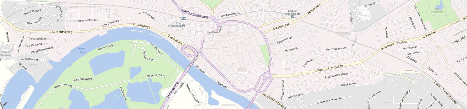 Kaart met locatie Appartement Bentinckstraat