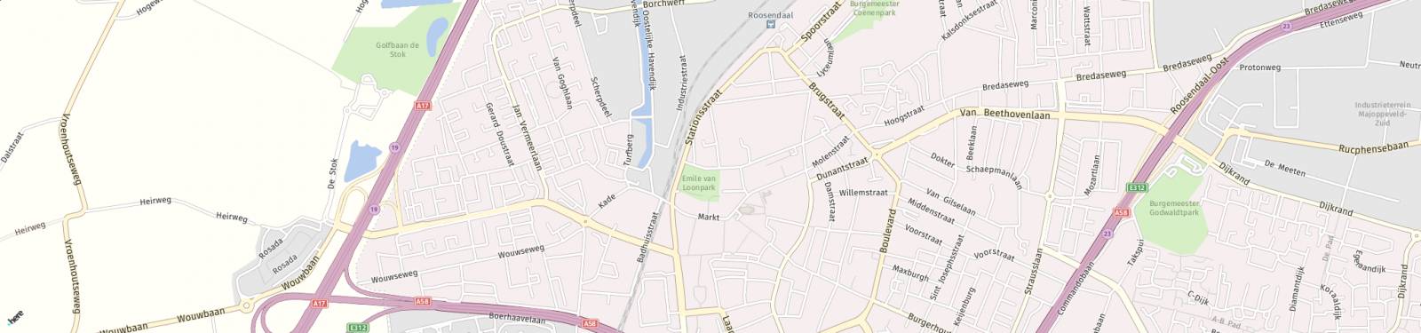 Kaart met locatie Appartement Vughtstraat