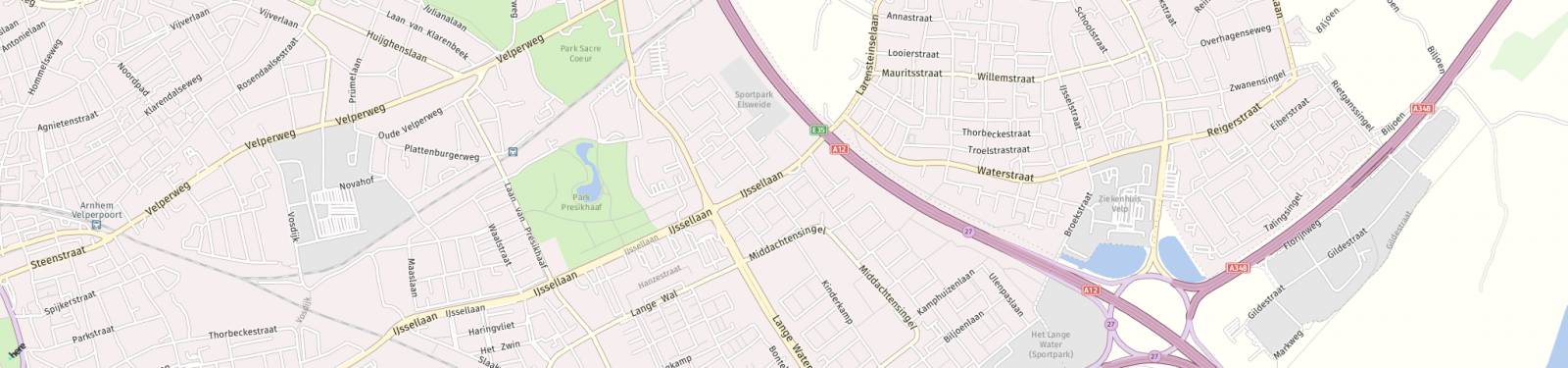 Kaart met locatie Appartement Brekelenkampstraat