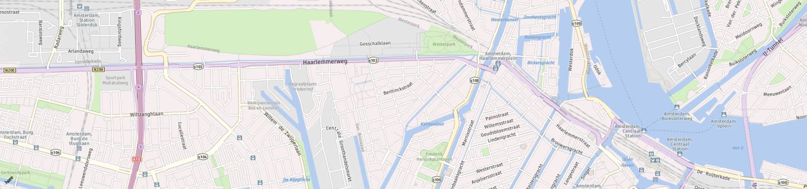 Kaart met locatie Appartement Van Hogendorpstraat 