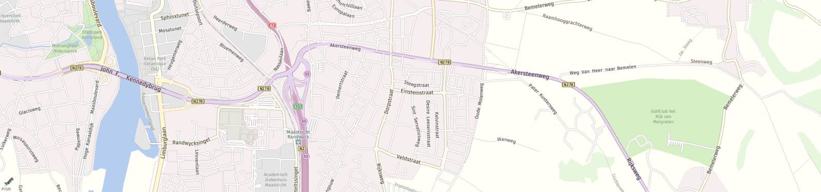 Kaart met locatie Appartement Einsteinstraat