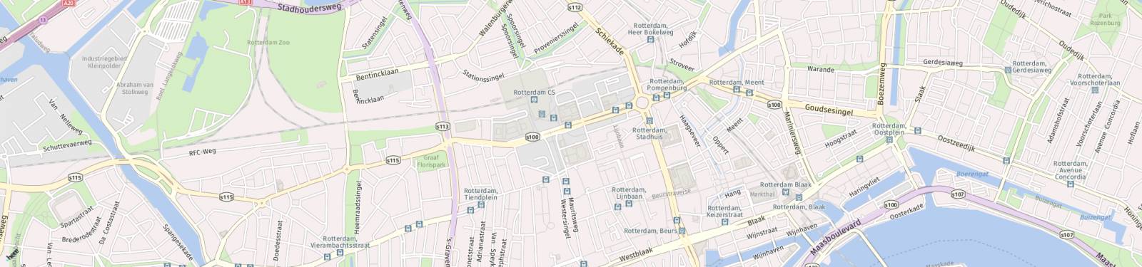 Kaart met locatie Appartement Kruisplein