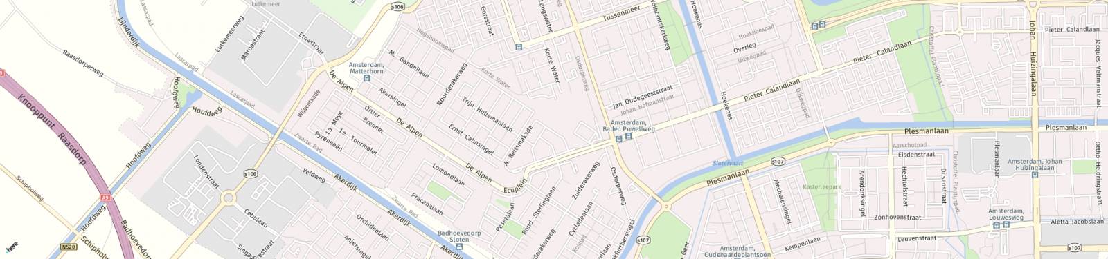 Kaart met locatie Appartement H. Diesveldsingel