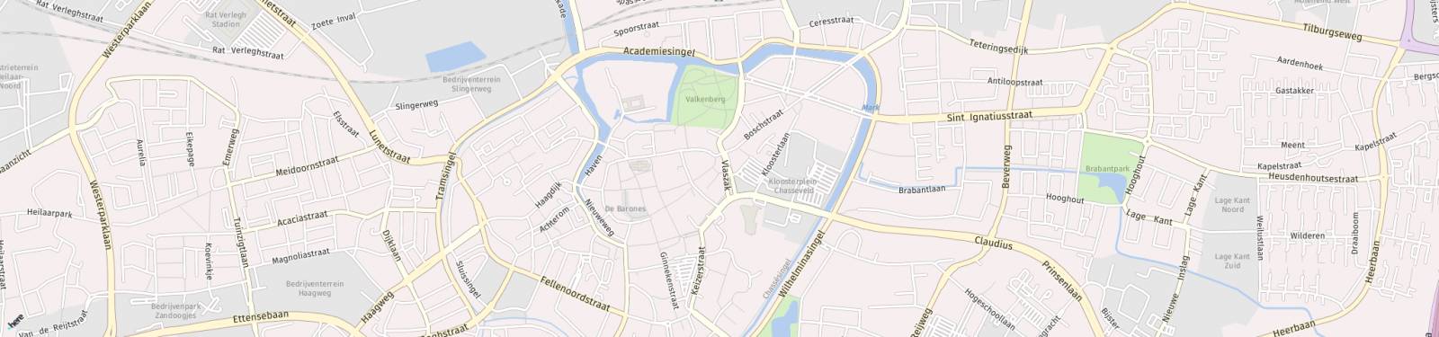 Kaart met locatie Appartement Wijngaardhof