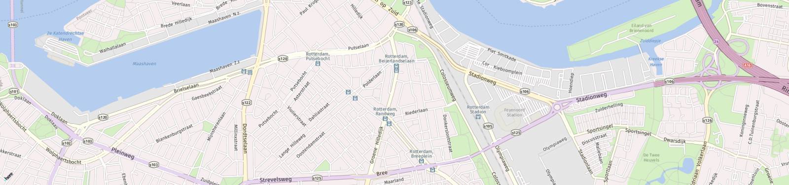 Kaart met locatie Appartement Beijerlandselaan