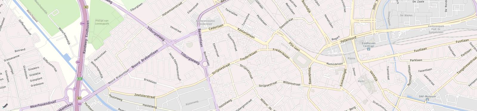 Kaart met locatie Appartement Schootsestraat