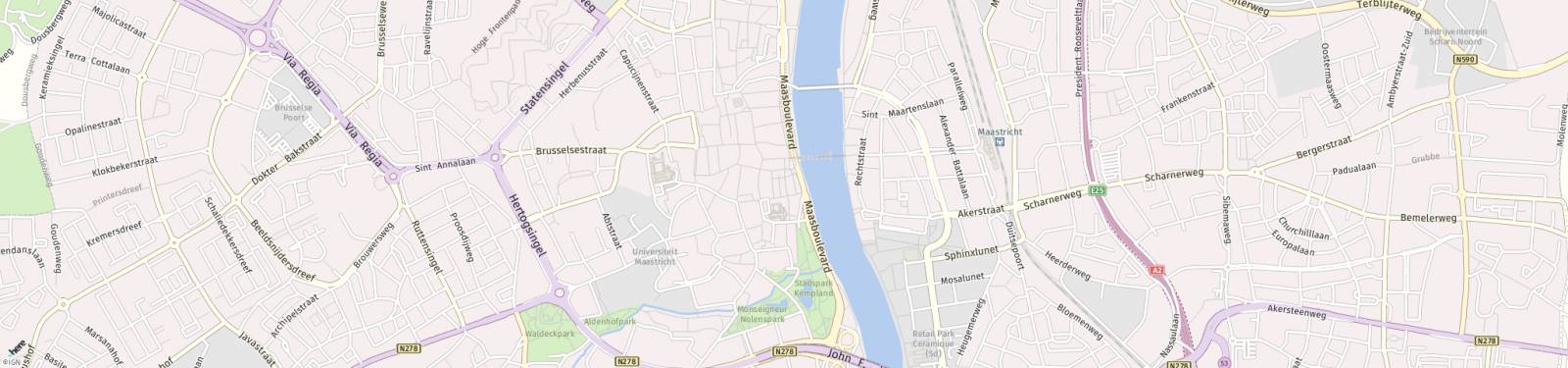 Kaart met locatie Appartement Stokstraat