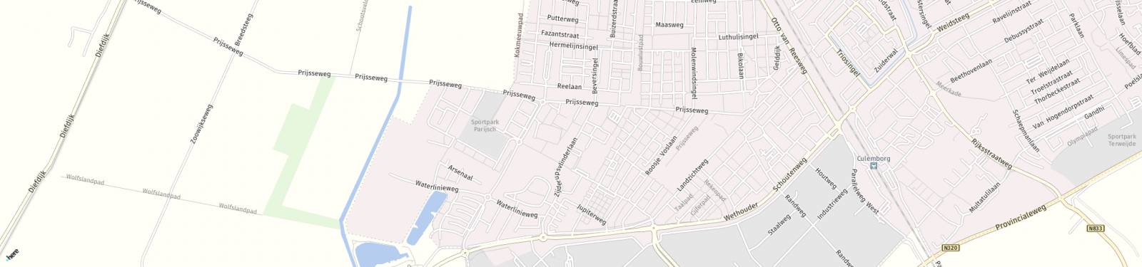 Kaart met locatie Appartement Krooneend