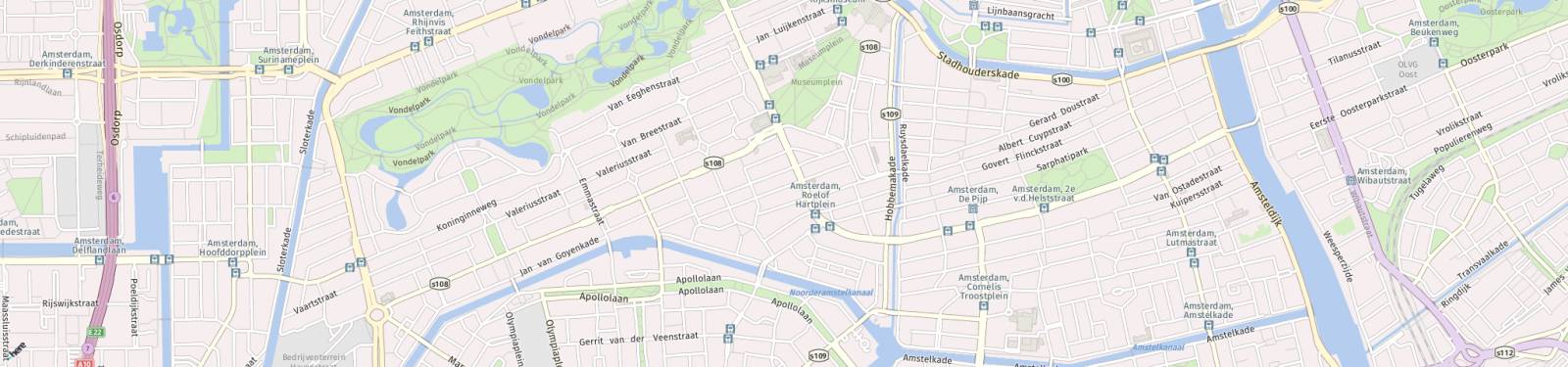 Kaart met locatie Appartement Frans van Mierisstraat
