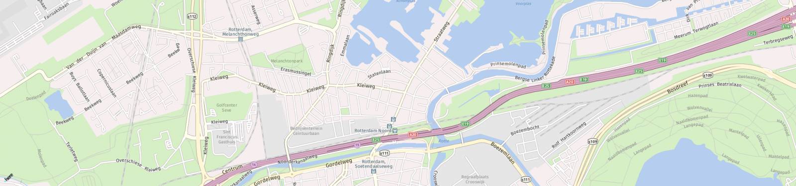 Kaart met locatie Appartement Kleiweg
