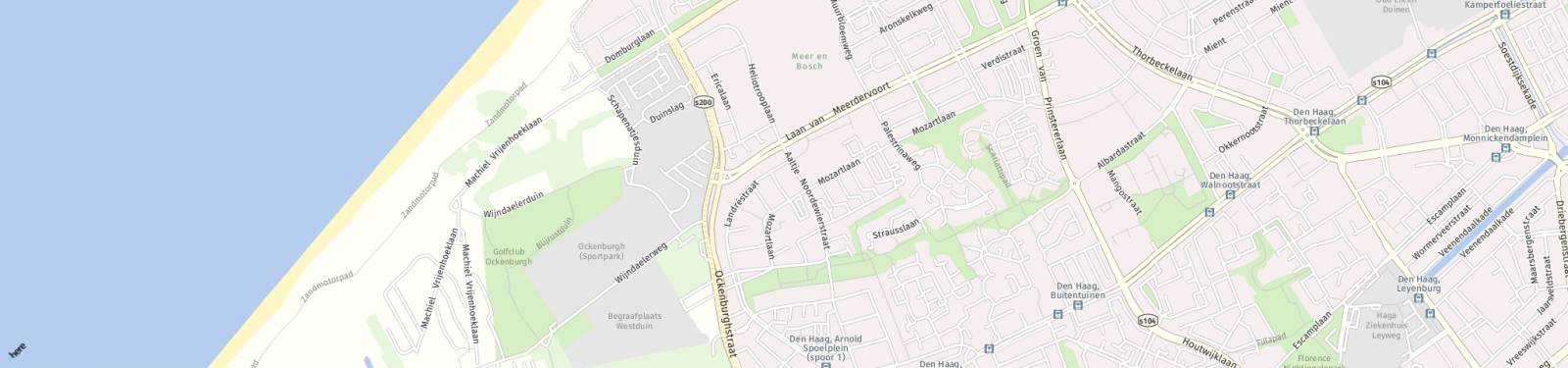 Kaart met locatie Appartement Messchaertstraat