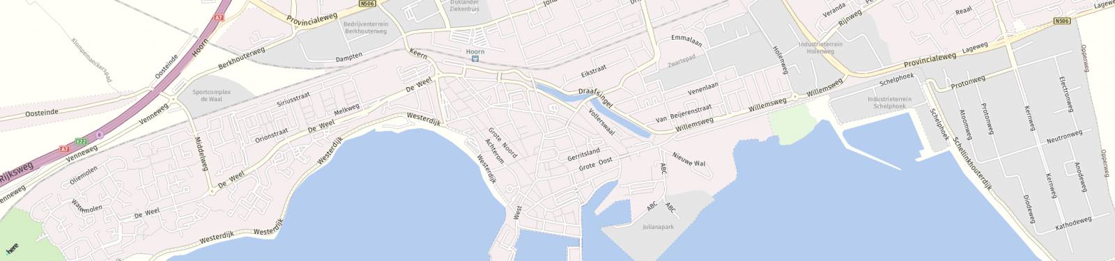 Kaart met locatie Appartement Muntstraat