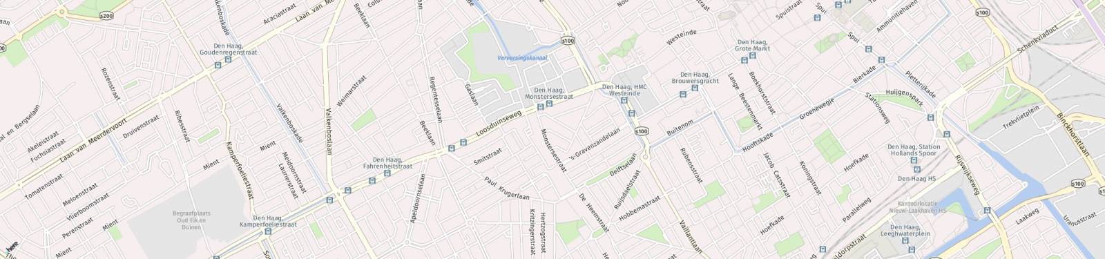 Kaart met locatie Appartement Groenesteinstraat