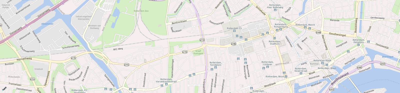Kaart met locatie Appartement Beukelsdijk