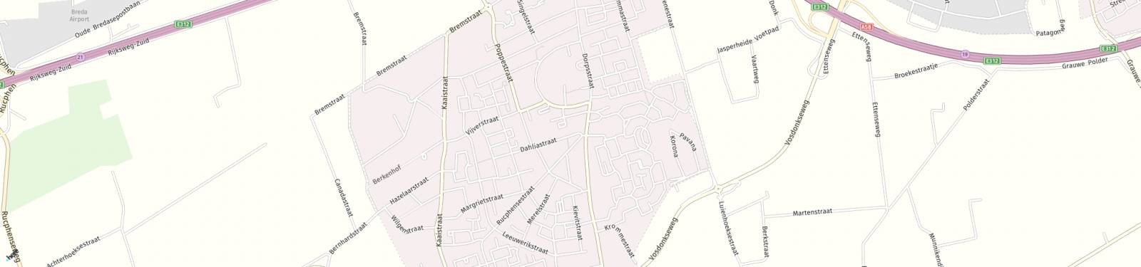 Kaart met locatie Appartement Dahliastraat