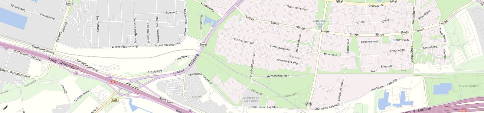 Kaart met locatie Appartement Hontenissestraat
