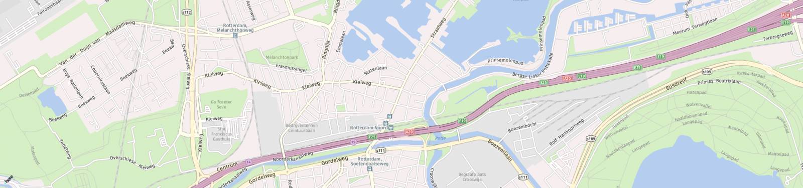 Kaart met locatie Appartement Straatweg