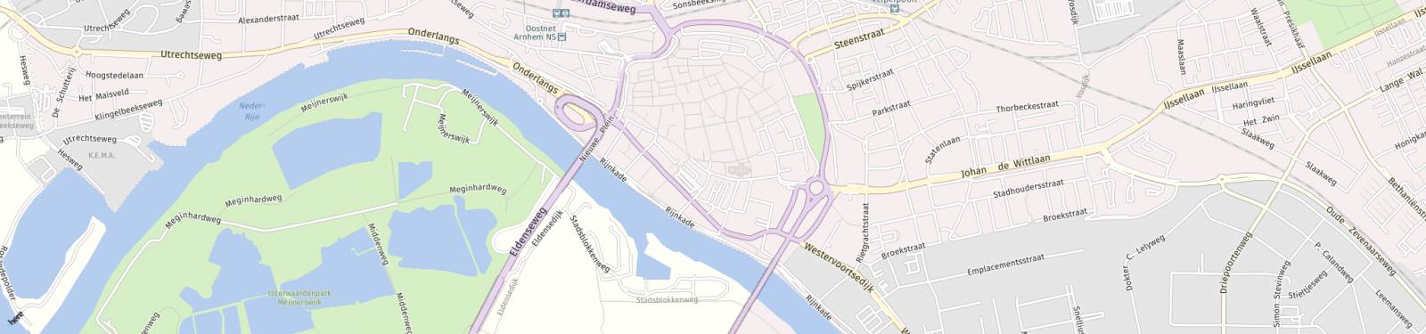 Kaart met locatie Appartement Bakkerstraat