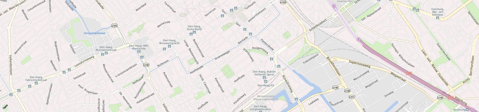 Kaart met locatie Appartement Van der Duynstraat