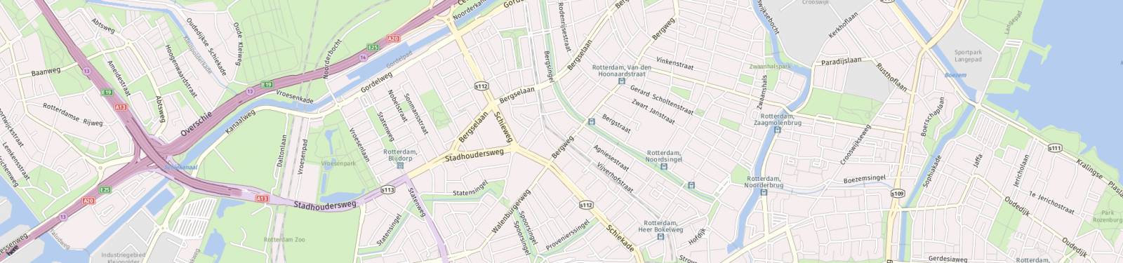 Kaart met locatie Appartement Voorburgstraat