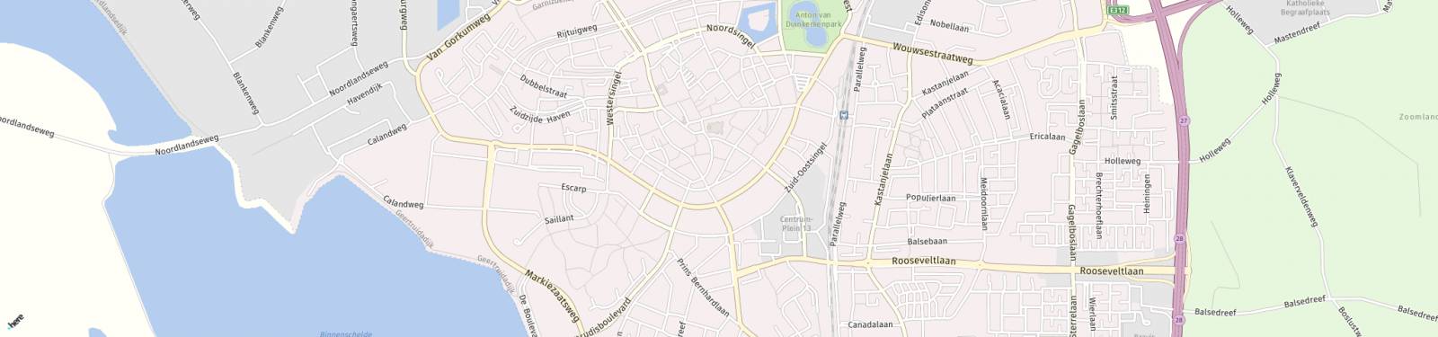 Kaart met locatie Appartement Franciscusberg