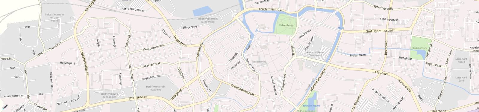 Kaart met locatie Kamer Rozemarijnstraat