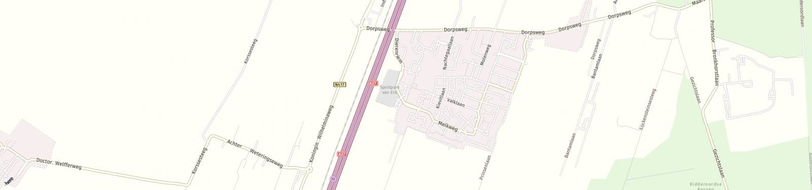 Kaart met locatie Huurwoning Zwanebloem