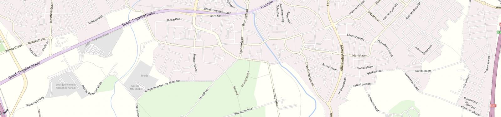 Kaart met locatie Appartement Duivelsbruglaan