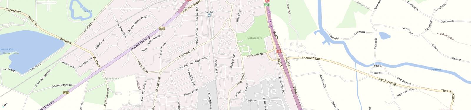 Kaart met locatie Huurwoning Hoogstraat
