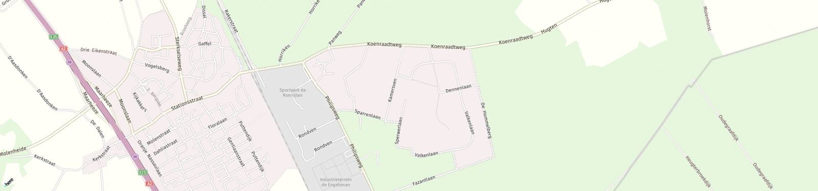 Kaart met locatie Villa Sperwerlaan