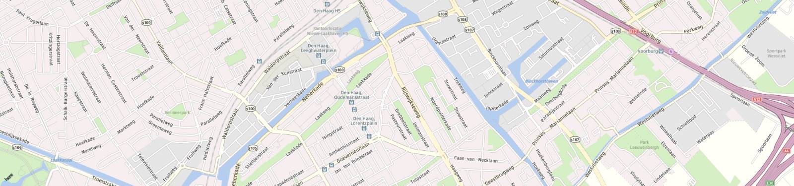 Kaart met locatie Appartement Deimanstraat