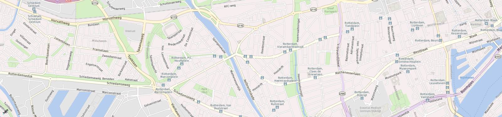 Kaart met locatie Appartement Vierambachtsstraat