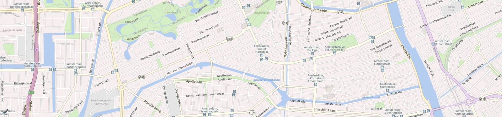 Kaart met locatie Appartement Bronckhorststraat