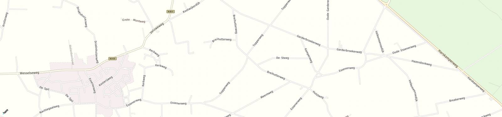 Kaart met locatie Huurwoning Breihutterweg