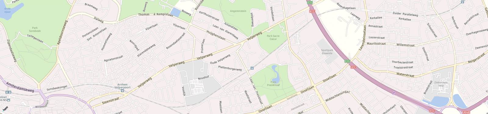 Kaart met locatie Kamer Reinaldstraat