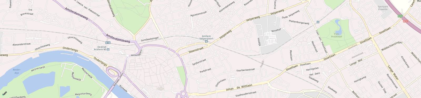 Kaart met locatie Kamer Driekoningenstraat