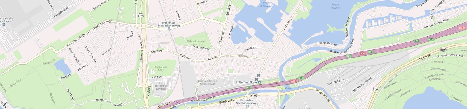Kaart met locatie Appartement Kleiweg