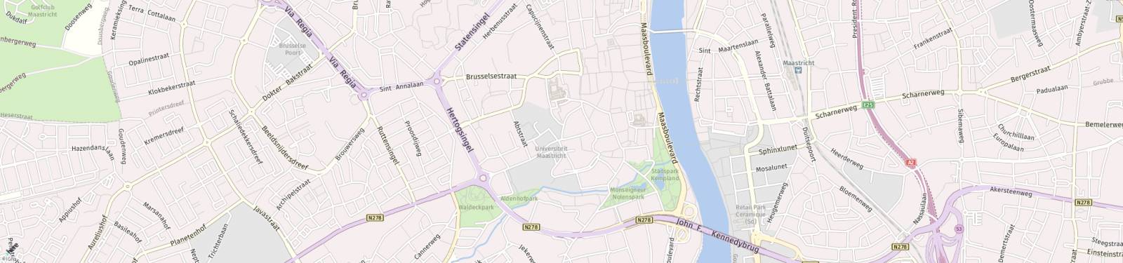 Kaart met locatie Appartement Bouillonstraat